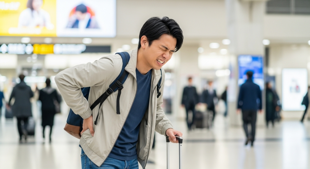 西葛西 旅行 腰痛 長時間移動 整骨院